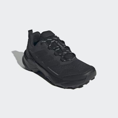 Wanderschuh ADIDAS TERREX "SKYCHASER AX5", Damen, Gr. 38, schwarz (core schwarz, core schwarz, semi flash aqua), Synthetik, Textil, Schuhe Wanderschuh, Outdoor-Schuh, Multifunktionsschuh