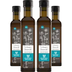 Bio Schwarzkümmelöl 4 x 250 ml | ägyptisch, nigella sativa