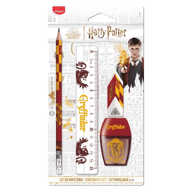 Maped Schreib-Set HARRY POTTER GRYFFINDOR, 4-tlg Blister (4x) (981880)