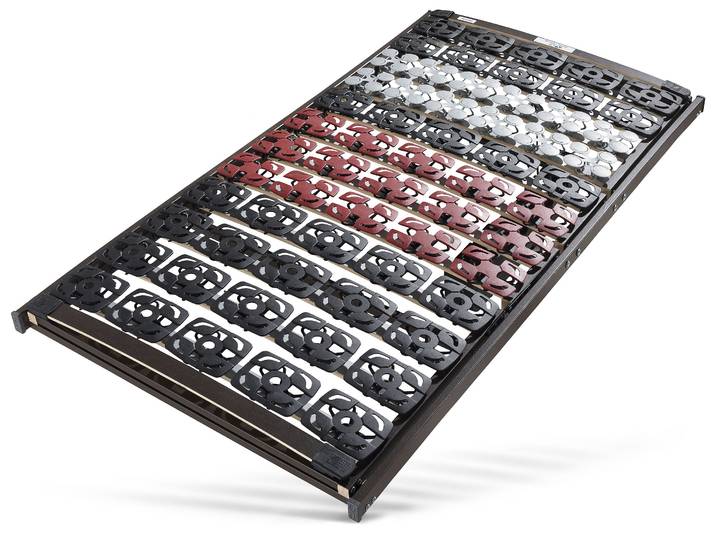 Tellerlattenrost mit Motor BECO Mediflex Modul Motor , weiß, B:100cm H:9,5cm L:200cm, Lattenroste, Perfekte Körperanpassung, Druckentlastung und ein ideales Bettklima