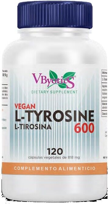 Vbyotics Vbyotics L-tirosina 600 mg 120 Cápsulas