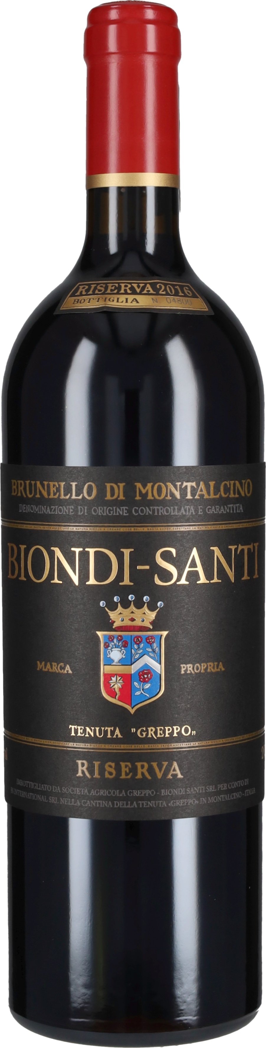 Brunello di Montalcino Riserva 'Il Greppo' Biondi Santi 2019