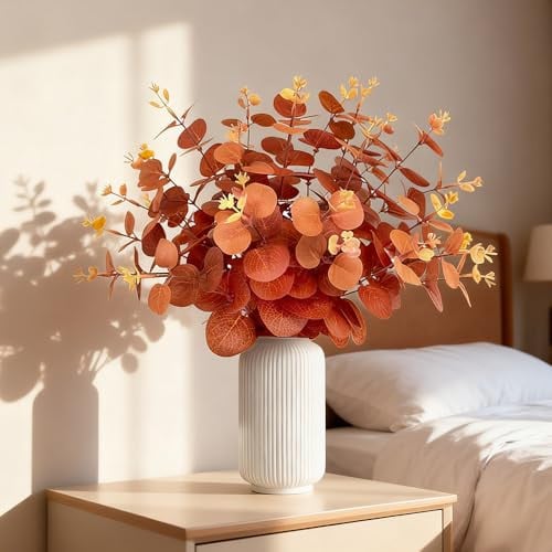 RHQFDM 30 stuks kunstmatige eucalyptustakken voor decoratie, 31 cm
