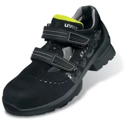 uvex 1 Sicherheitsschuh Sandalen S1, schwarz/gelb schwarz/gelb 46 - 6560946 - schwarz/gelb