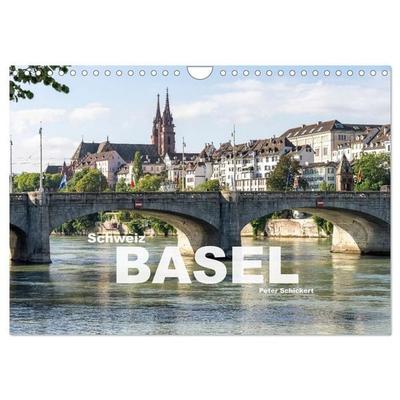 Schweiz - Basel (Wandkalender 2027 DIN A4 quer), CALVENDO Monatskalender