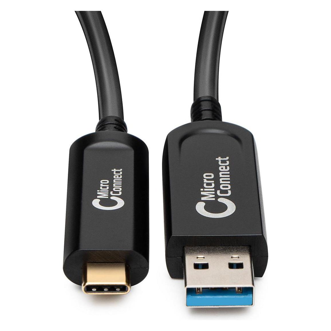 MicroConnect Premium Optic USB3.1 A-C Cable (20 m, USB 3.2 Gen 2x2) (USB3.1CA20OP)