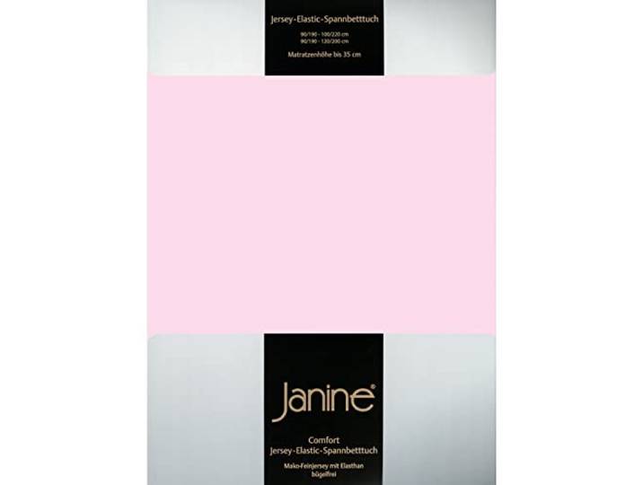 Janine Spannbetttuch 5002 Elastic 140/200 bis 160/220 cm zartrosa Fb. 11