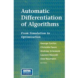 Automatic Differentiation of Algorithms, Fachbücher