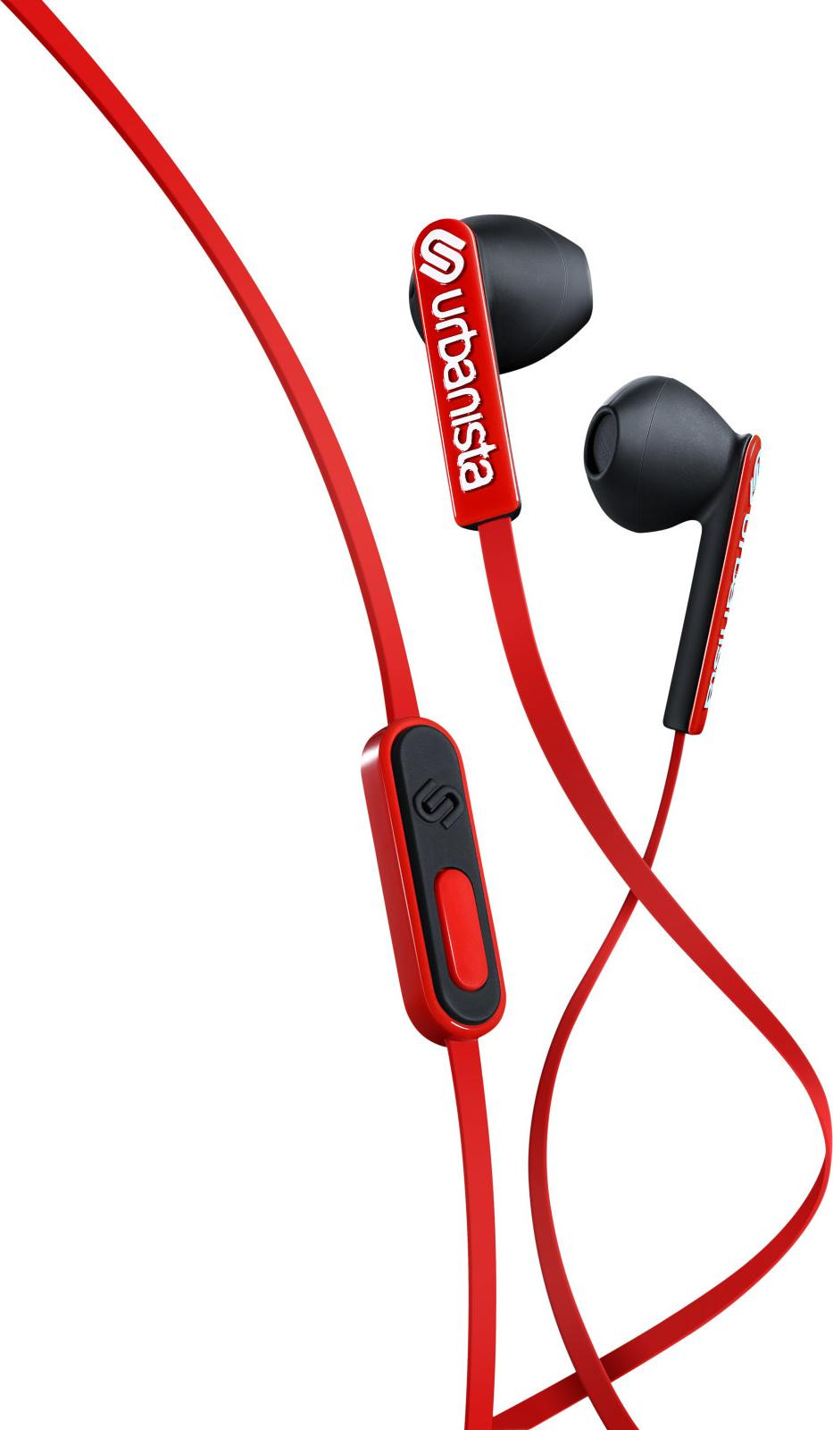 Urbanista San Francisco Koptelefoon met microfoon, Rood