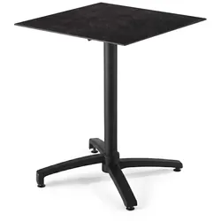 Oviala Business Kantelbare terrastafel van 70 cm in leisteen laminaat Oviala