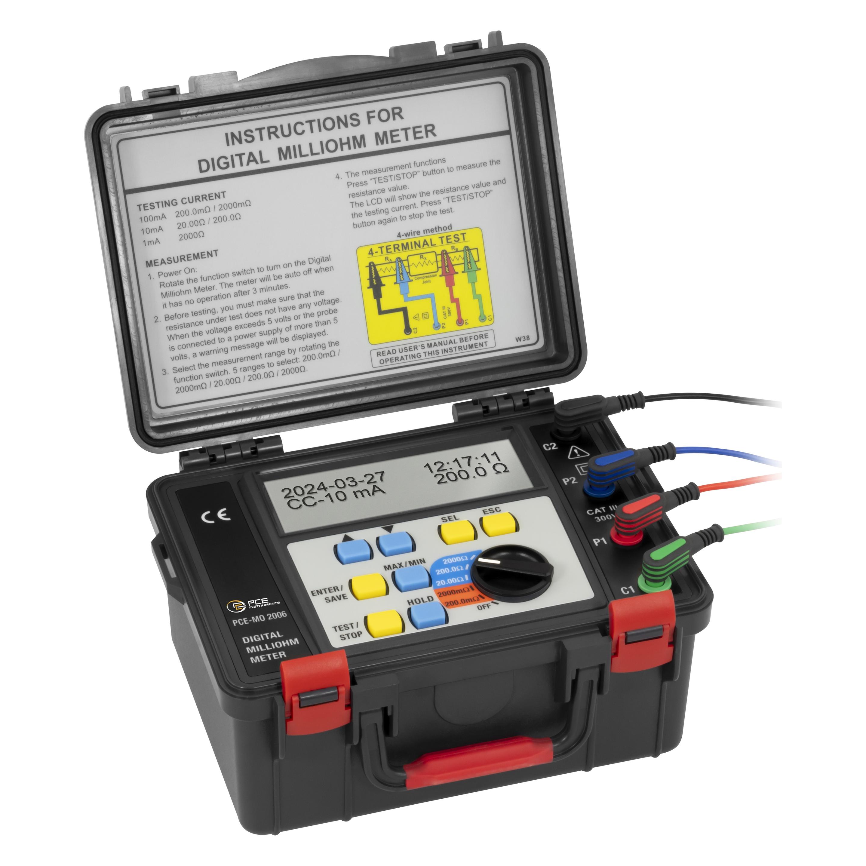 PCE Instruments Ohmmeter (PCE-MO 2006)