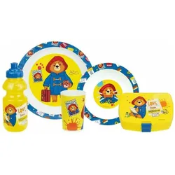 Funkhouse, Kindergeschirr + Kinderbesteck, Kinder Geschirrset Fun House PADDINGTON Bunt 5 Stücke