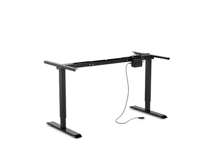 Tischgestell Stehpult elektrisch schwarz 140 - 160 cm
