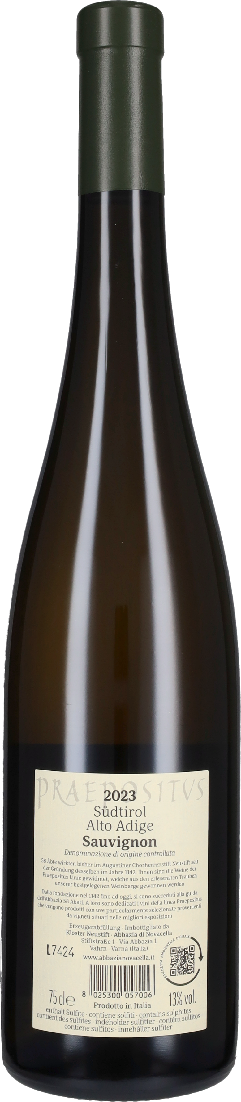 Abbazia di Novacella Sauvignon 'Praepositus' 2023