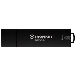 Kingston 64 GB IronKey D500S verschlüsselter USB-Stick USB-A 3.2 Gen1 Standard