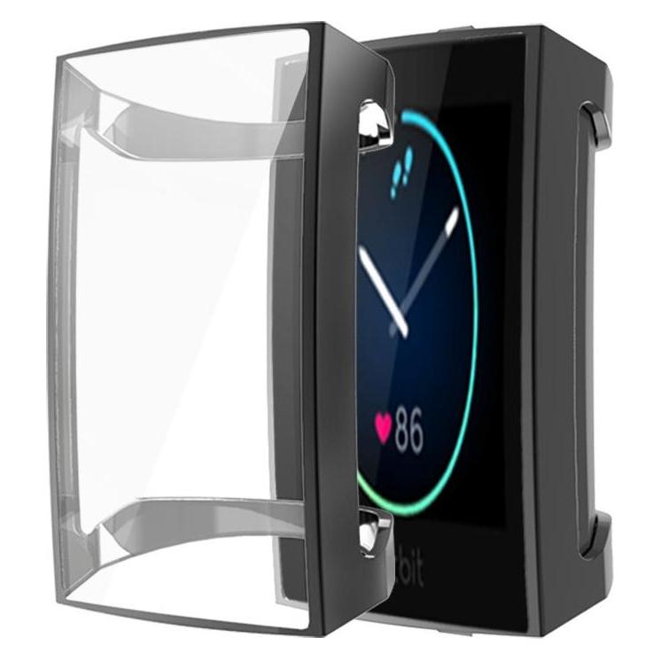 Cover-Discount Fitbit Charge 4 - Gummi Schutz Case schwarz (68070038C)