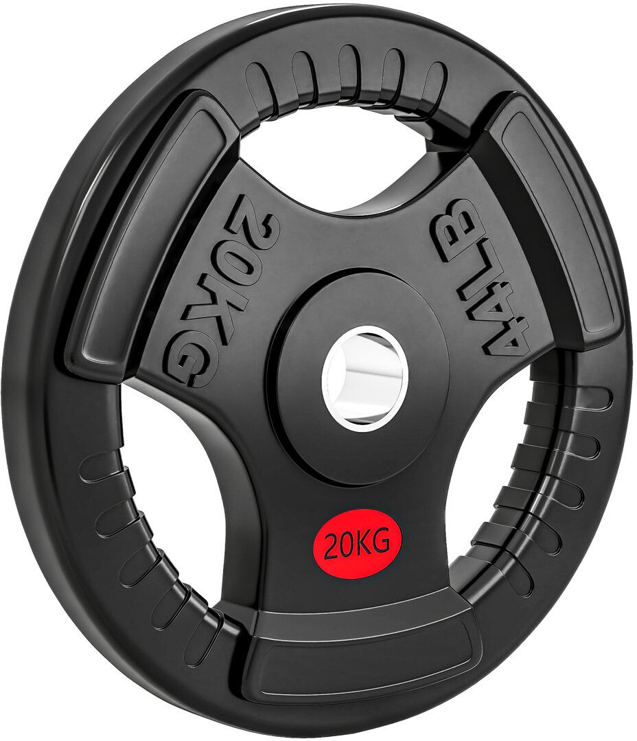 HOMCOM SPORTNOW Olympic Weight Plates, 1 x 20kg, 2"/5cm, Tri-Grips
