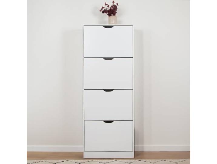 Milton & Oldbrook Armoire à Chaussures NOTO Blanc