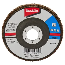 Makita Fächerschleifscheibe 115mm A80 - D-27056