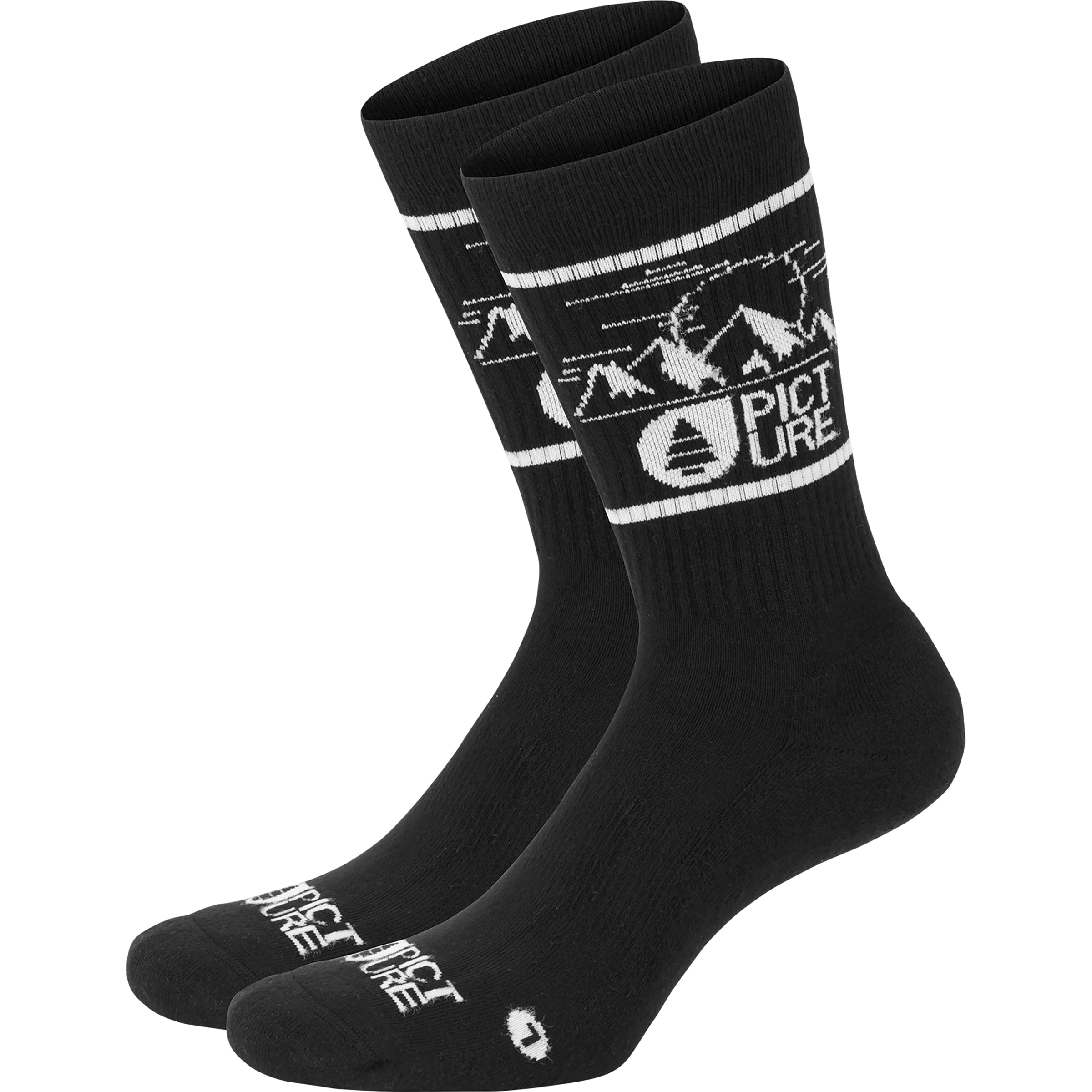 Picture Bazik Fahrradsocken schwarz Größe 44 Mountainbike Hautfreundlich