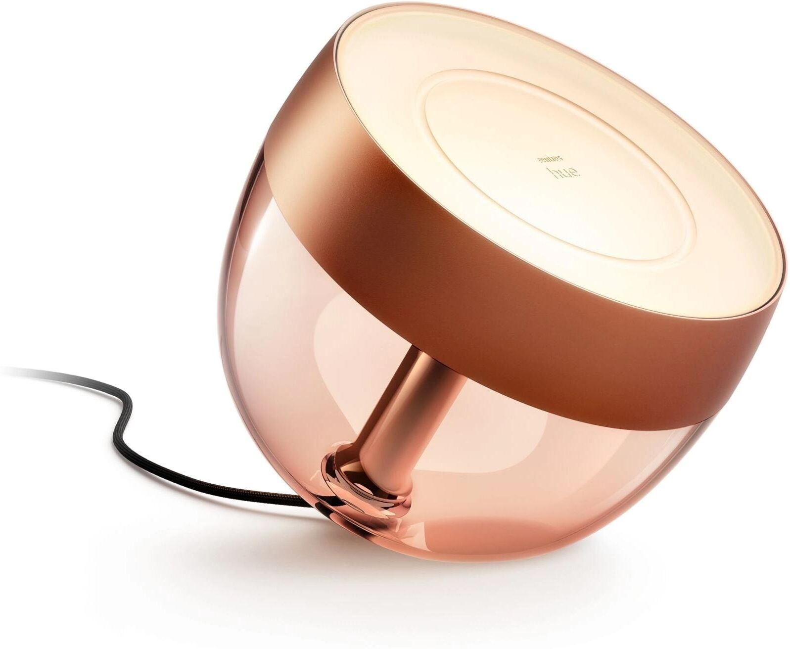 Philips HUE LED Tischleuchte "White & Color Ambiance Iris", rosa (kupfer), H: 19,4cm, Leuchten, LED Tischleuchte kupfer H: 19,4cm