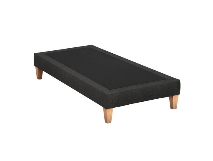 Sommier déco tapissier nuit noire - SOMEO 70x200