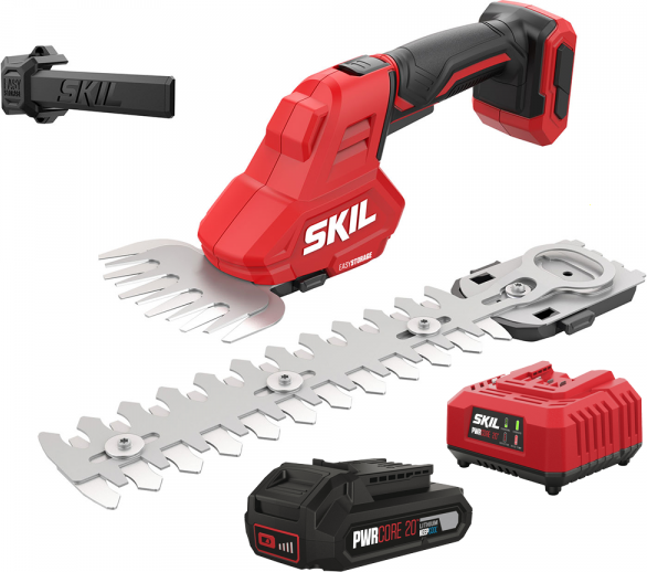 Skil 0630 CA - Akku-Grasschere - Heckenschere - 20V/2.5ah