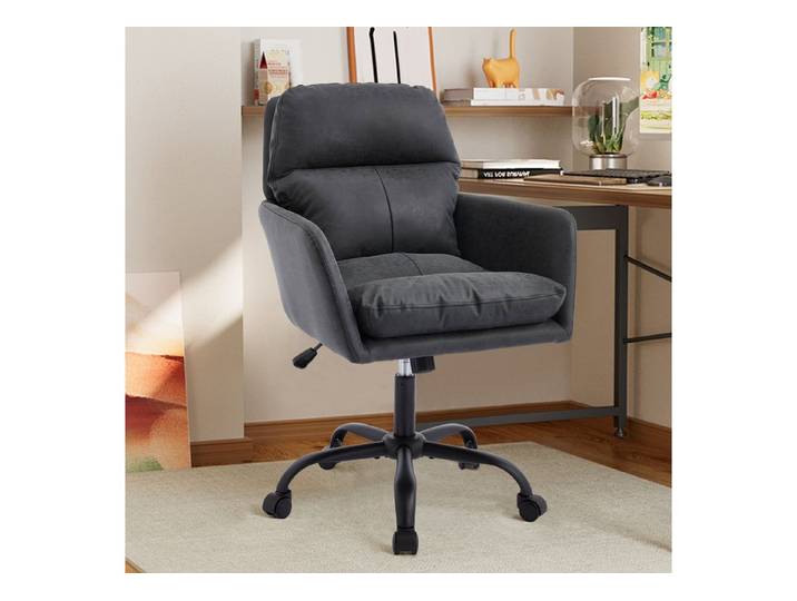 ANYSUN Bürostuhl Ergonomischer Bürostuhl, Drehstuhl 360° mit Lautlosen Rollen, (Lendenwirbelstütze,Höhenverstellbar), geeignet für Büro, Schlafzimmer, Schminktisch und andere Umgebungen