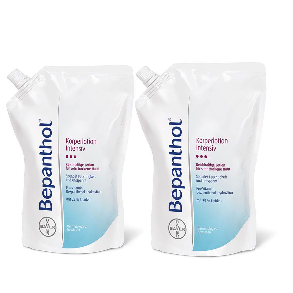 Bepanthol Intensiv Körperlotion Nachfüllbtl. Doppelpack 2x400 ml Lotion