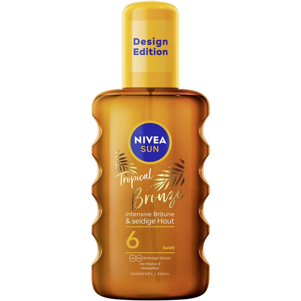 Nivea Sun Tropical Bronze Öl LSF 6 200ml 200 ml