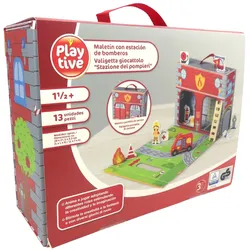 Playtive Spielkoffer Feuerwehr