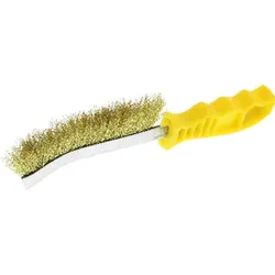 Universal-Handstielbürste Messing 260mm gewellt