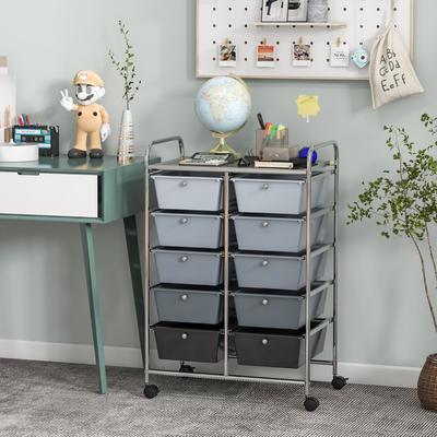 Lirago 10-Drawer Rolling Storage Cart