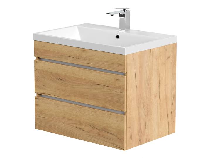 Meuble vasque Fellini 70cm Bois/Imitation chêne
