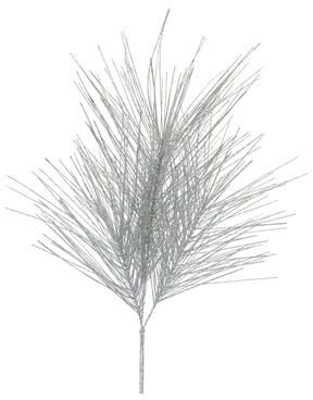 Melrose International Glittered Pine Spray (Set of 4)