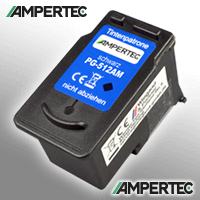 Ampertec Tinte ersetzt Canon PG-512 schwarz KC-PG512