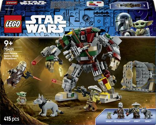 75451 LEGO STAR WARS Showdown mit dem Wächterdroiden am Huttenpalast Bauset zum Sammeln und für Rollenspiele mit dem