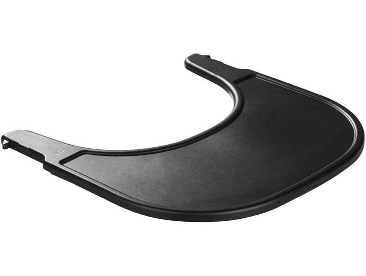 Hochstuhltablett HAUCK Alpha Click Tray, Black , schwarz, B:43cm H:3,5cm T:46cm, Kunststoff, Tabletts, Hochstuhltablett, aus recyceltem Material