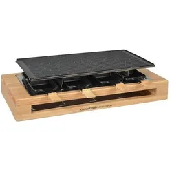 KitchenChef KCWOOD.8.MAXI, Racletteofen, Schwarz