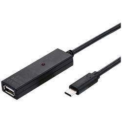 VALUE USB 2.0 Verlängerung, aktiv, mit Repeater, A-C, schwarz, 15 m 12.99.1113