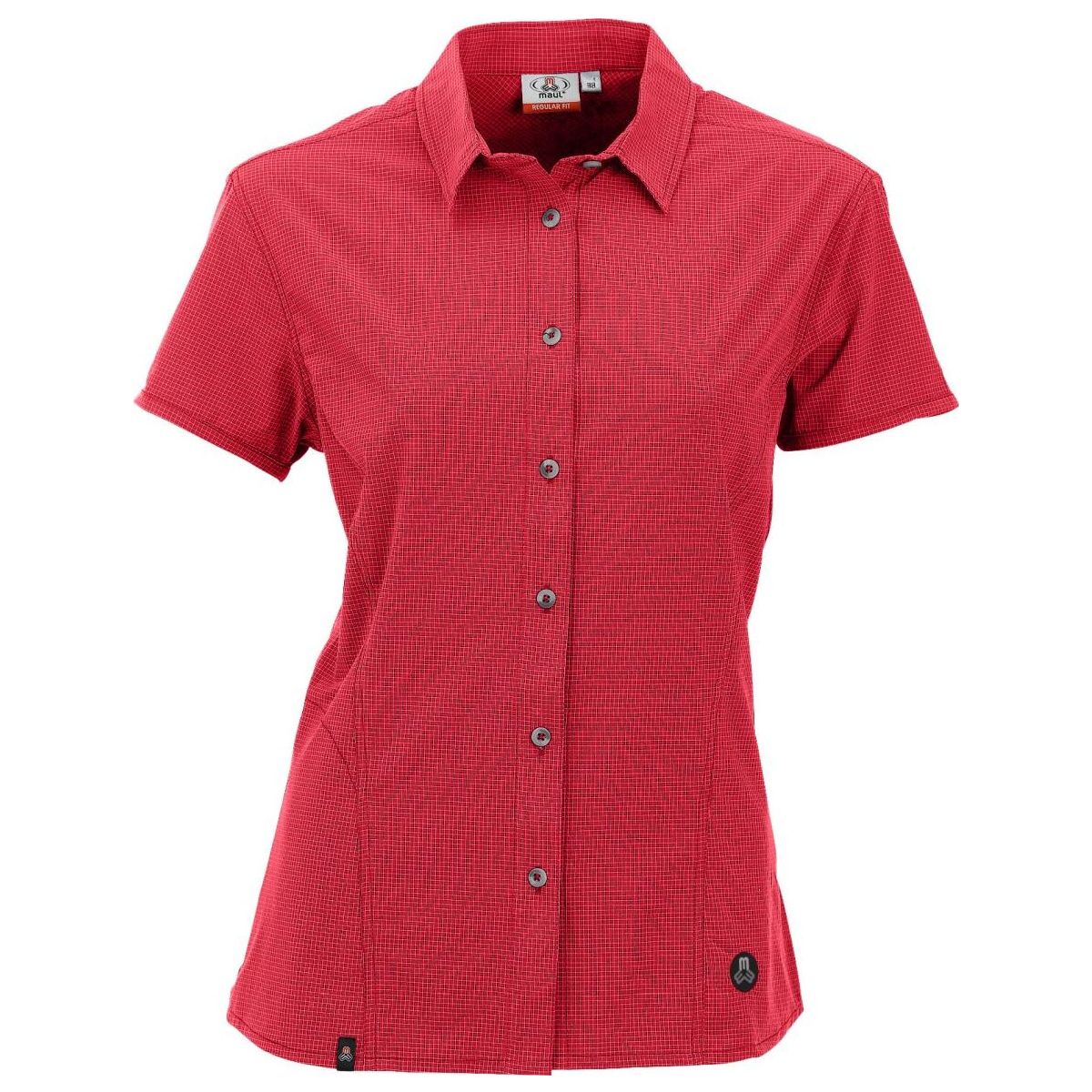 MAUL Sport Agile 3XT - 1/2 Bluse Karo elas. red (94) 40 5131500402-94-40