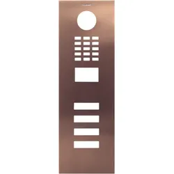 DoorBird D2104V Frontblende – Bronze-Optik (PVD)