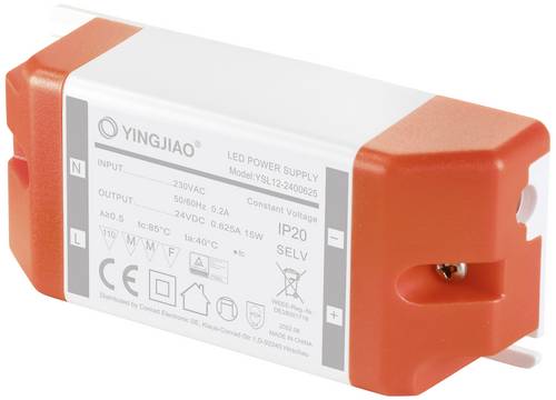 LED-Trafo Konstantspannung nicht dimmbar, Überlastschutz 1St.