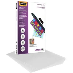 Fellowes Laminierfolien glänzend 80 mikron A4