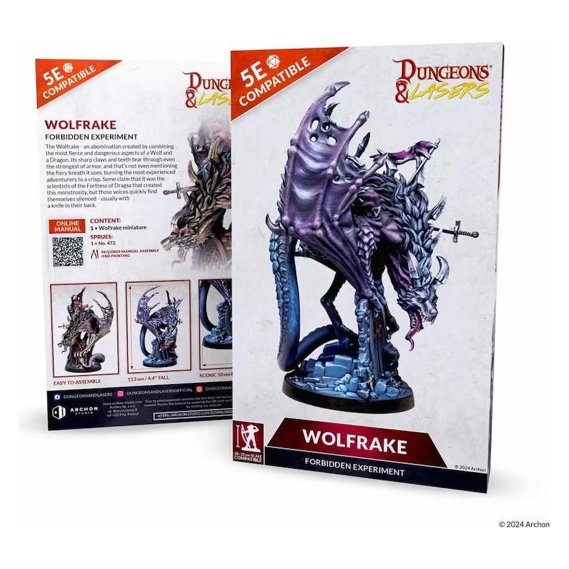 Archon Studio Dungeons & Lasers - Figurines - Deuslair - Wolfrake (Englisch) (DNL0082)