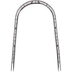 Rosenbogen Mira ca. 145x260 cm Anthrazit