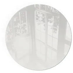 GLASPLATTE für Kamin Ø 50 cm