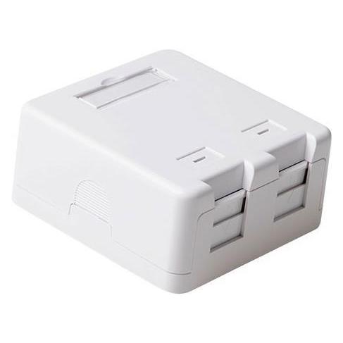 ACT Keystone surface mounted box 2 port (FA6012)
