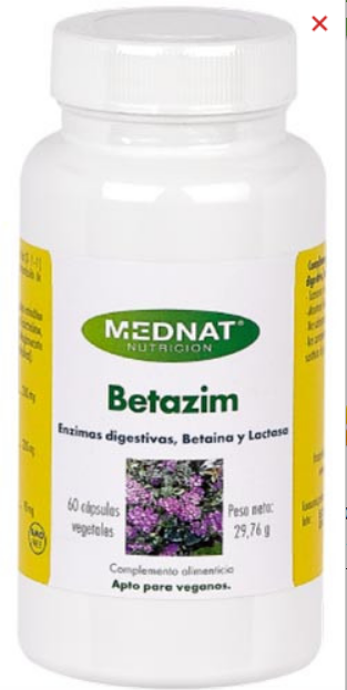 Mednat Nutrición Betazim 60 Capsules
