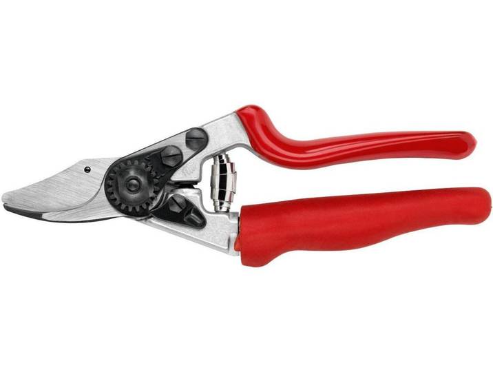 Gartenschere FELCO 12 Rollgriff , bunt (rot, silberfarben), Scheren, Gartenschere